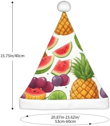 Qin And Zheng Christmas Santa Hat with Fruit Design