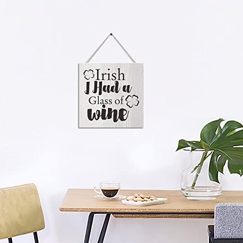 Vrurinss 8x8 Inch Decorative Wood Sign Plaque