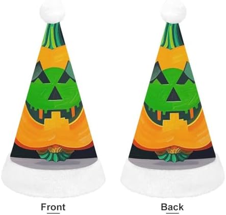 Santa Hat Hidden Demons Christmas Hat for Adults