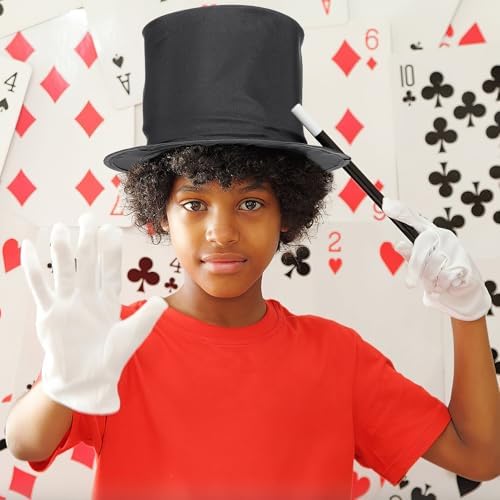 CLISPEED Black Collapsible Top Hat for Men