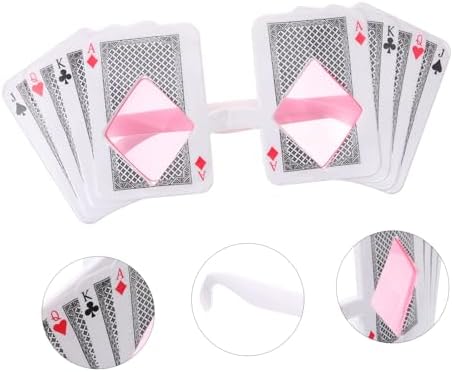 Funny Poker Themed Party Glasses for Creative Photos