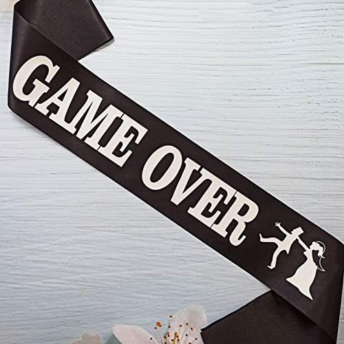 Game Over Bachelor Party Groom Sash for Gamers