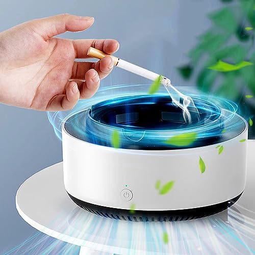 2-in-1 Air Purifier Ashtray for Indoor Outdoor Use