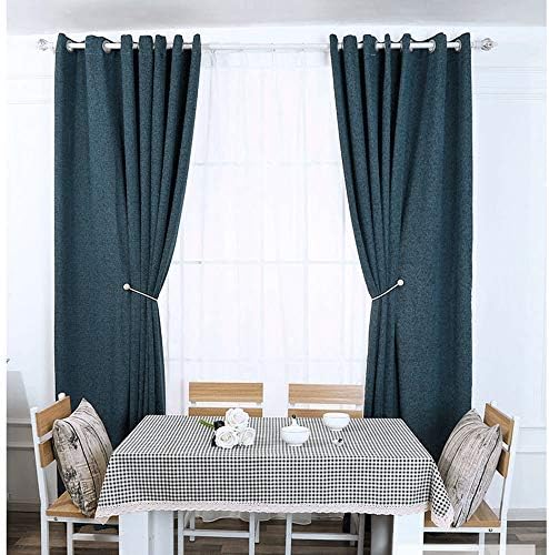 Melaluxe 4 Pack Magnetic Curtain Holdbacks Grey