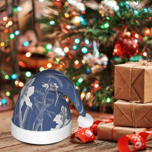 Bluebell Design 03 Christmas Santa Hat Plush Light Up Funny Adult Party Hat