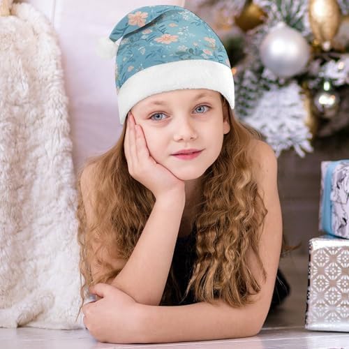 Santa Hat Light Blue Christmas Party Headwear