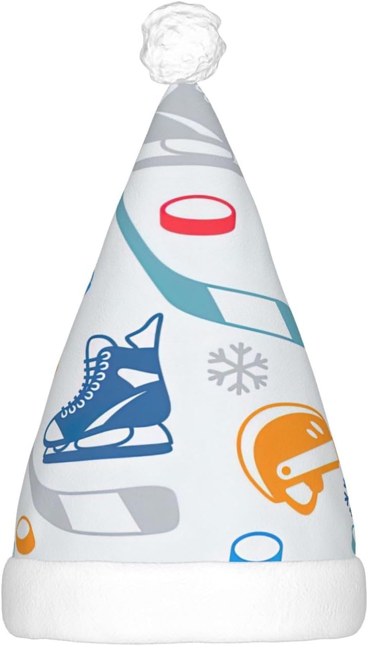 QINZHENG LED Light Up Santa Hat for Adults Christmas Party