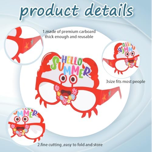 13 Pcs Beach Pool Party Eyeglasses Decorations