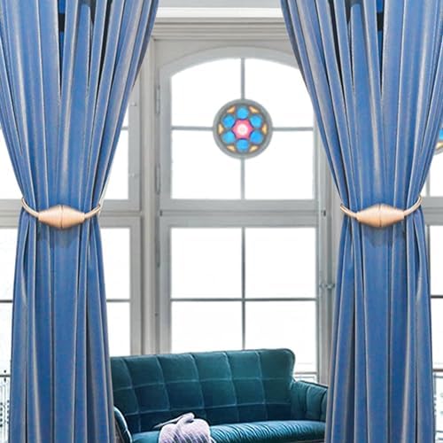 JoySusie Magnetic Curtain Tiebacks Black Cone Shape