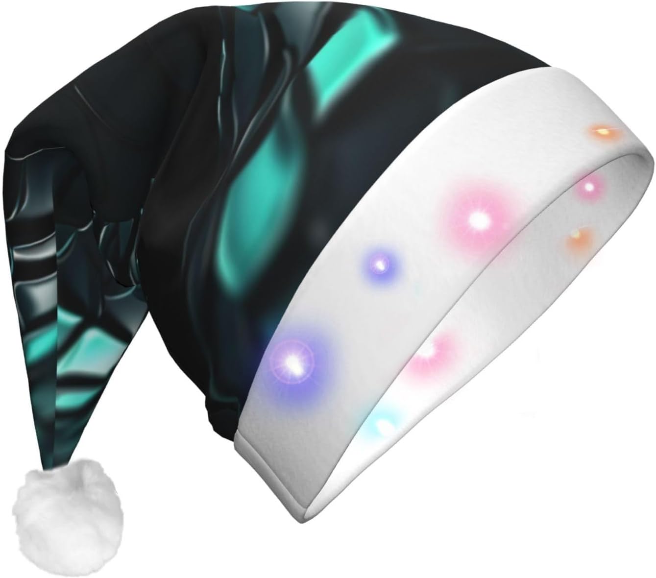 QINZHENG 3D Snake LED Christmas Hat for Adults