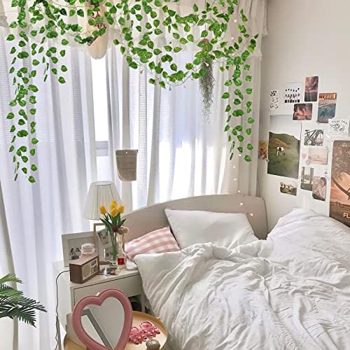 Cqure 14 Pack 98 Ft Artificial Ivy Garland