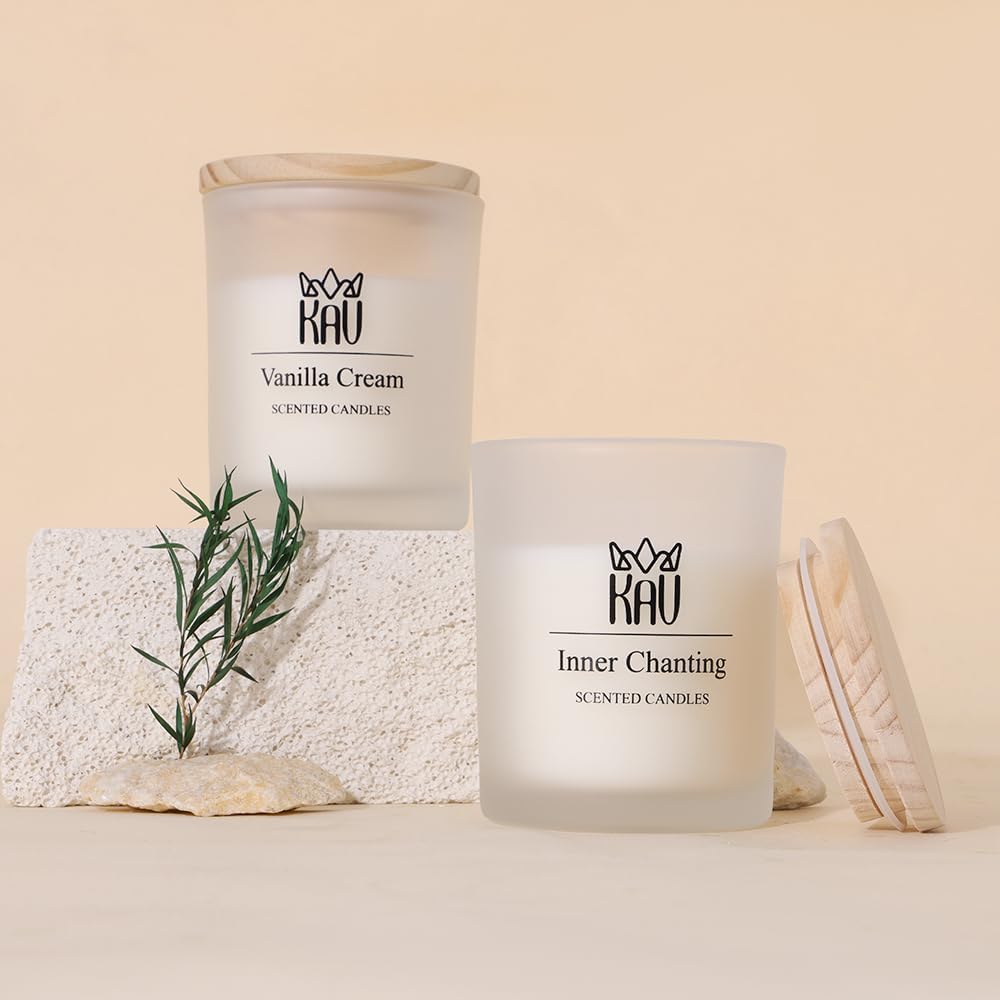 KAV Scented Candle - Vanilla Cream Sweet Vanilla Coffee