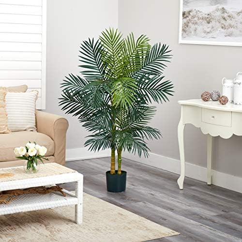 Nearly Natural 5ft Golden Cane Palm Artificial Tree
