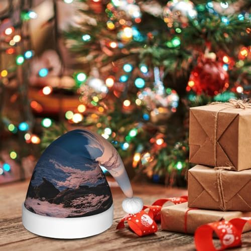 Qin And Zheng Japan Mount Fuji Santa Hat