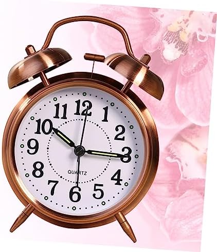 Vaguelly Classic Double Bells Alarm Clock with Luminous Display