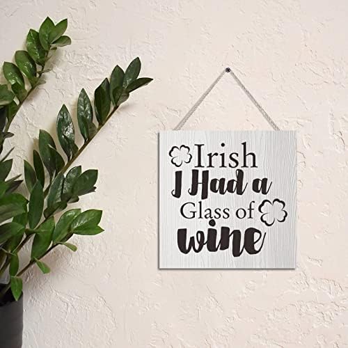 Vrurinss 8x8 Inch Decorative Wood Sign Plaque