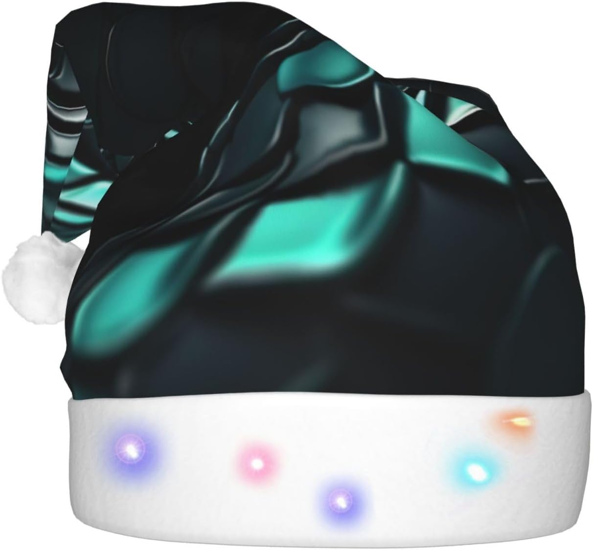 QINZHENG 3D Snake LED Christmas Hat for Adults