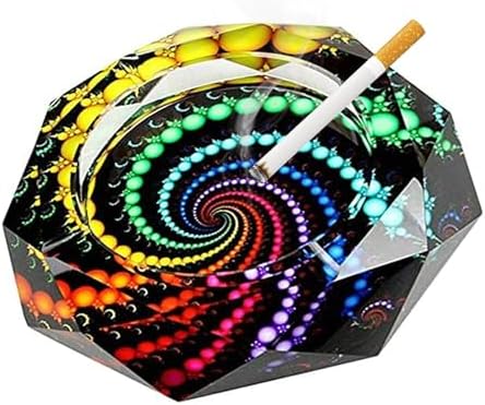 Durable Cigar Ashtray with Circle Design