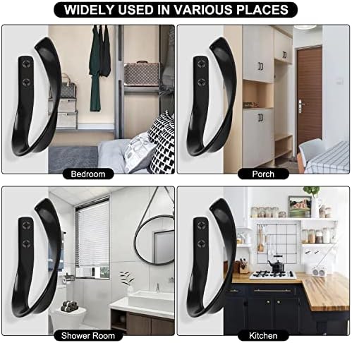 Decorative Aluminum Curtain Holdbacks for Window Dcor Black