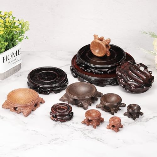 MECCANIXITY Wooden Ball Stand for Crystal Balls and Decor