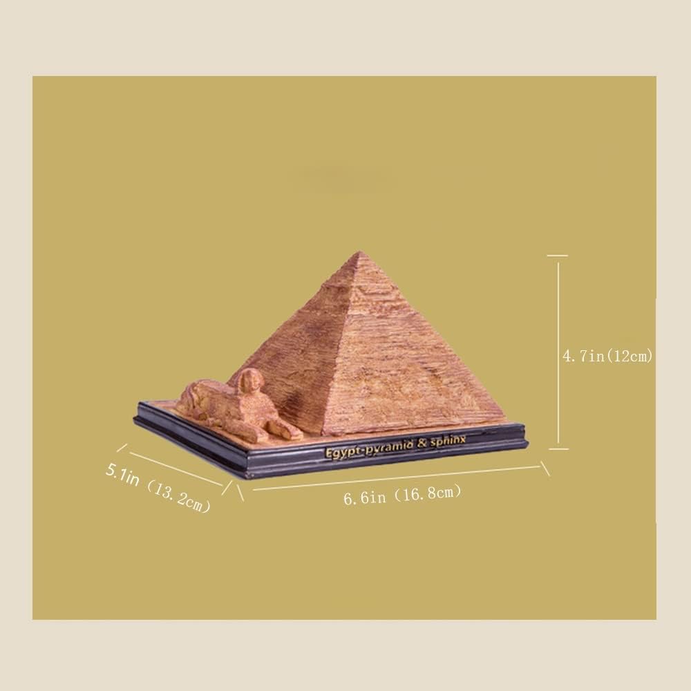 One Billiono BESPORTBLE Resin Pyramid Statue