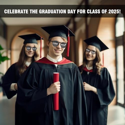 Vegove 12 Pc Class Of 2025 Graduation Sunglasses