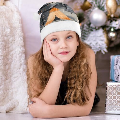 Christmas Tree Hat for Adults - Santa Hat Tent Costume Headwear