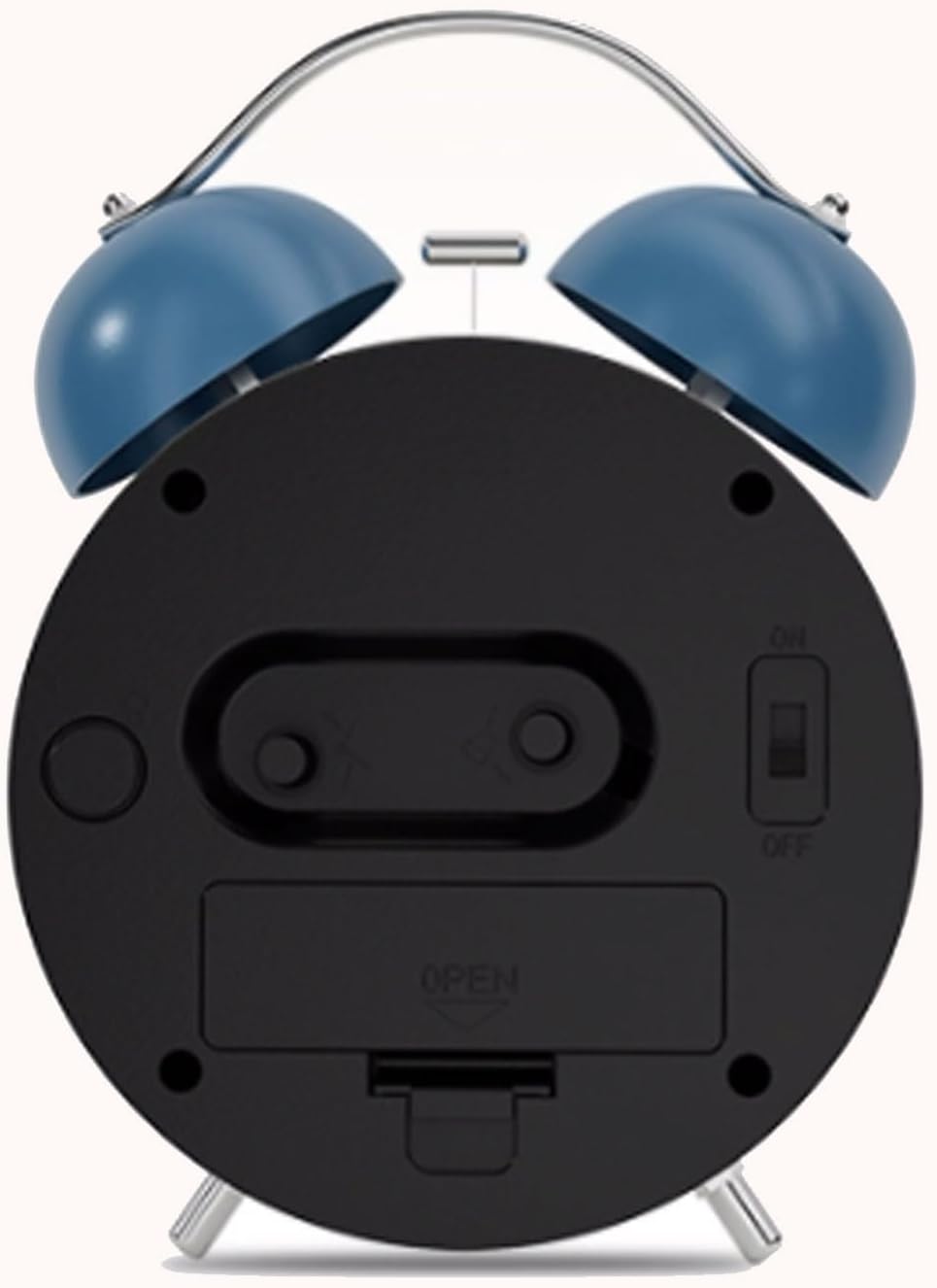 Multifunctional Metal Alarm Clock with Double Bell