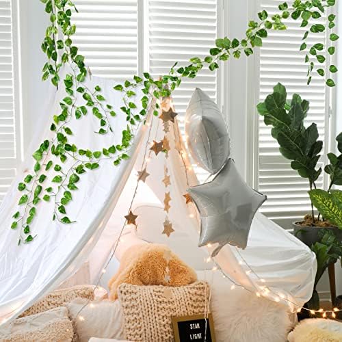 Cqure 14 Pack 98 Ft Artificial Ivy Garland