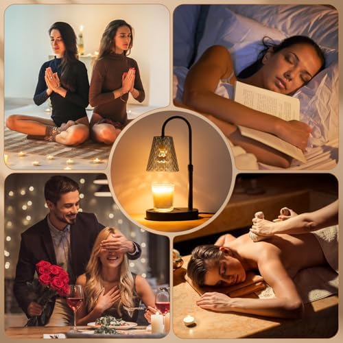 Candle Warming Lamp with Timer and Adjustable Height