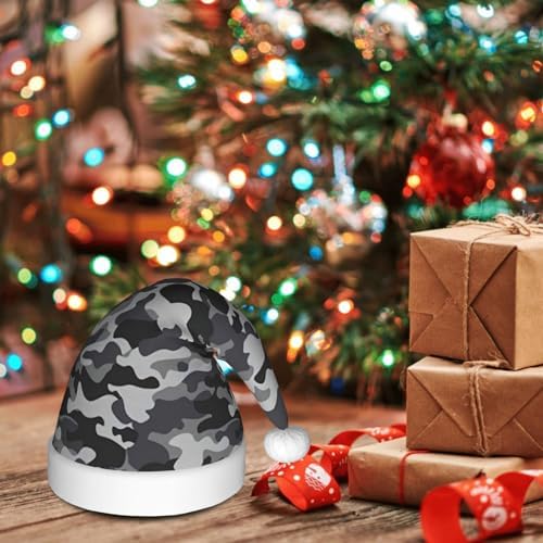 Abstract Camouflage Santa Hat for Christmas Party Favors