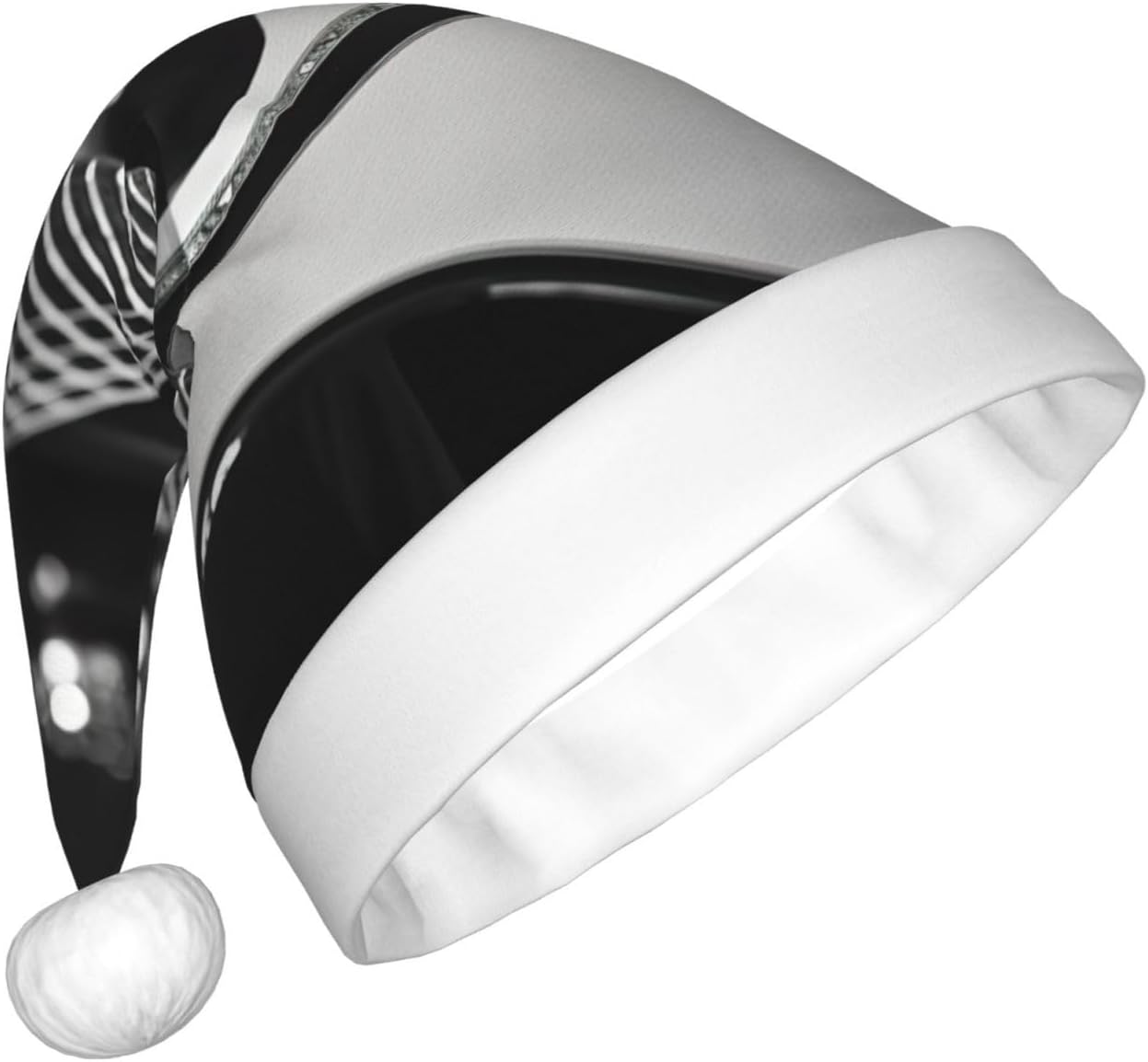 QINZHENG Guitar Santa Hat Personalized Christmas Gift for Women