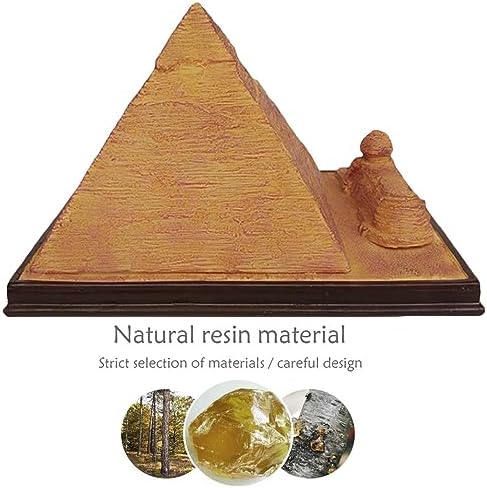 Egyptian Pyramid Resin Sculpture Decor Statue