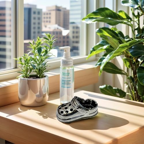 Croc Design Ceramic Ashtray - Windproof Cigar Cigarette Holder with Deep Basin