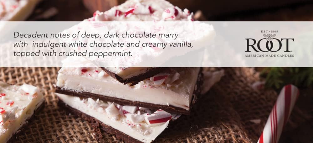 Root Candles Holiday Peppermint Bark Candle