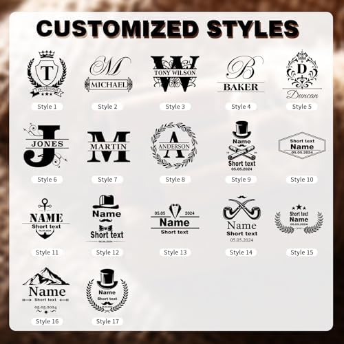 Personalized Wood Cigar Ashtray for Men