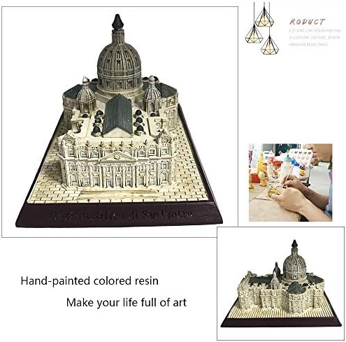 St Peters Basilica Resin Statue Home Decor Sculpture