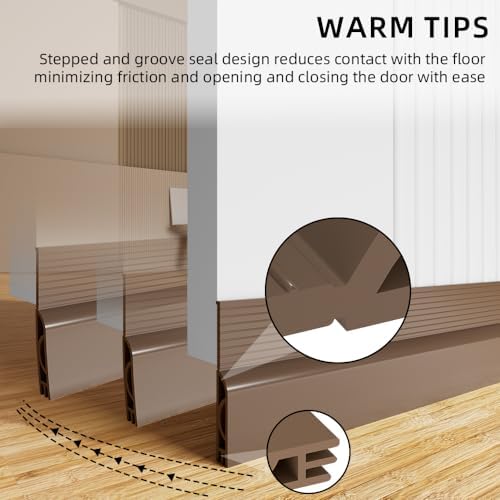 Ormeein Door Draft Stopper 39inch Brown