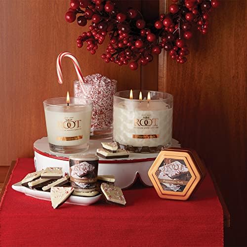 Root Candles Holiday Peppermint Bark Candle