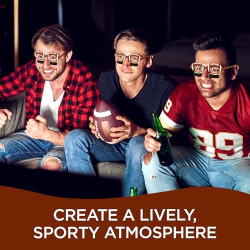 4Es Novelty Football Paper Glasses 36 Pack