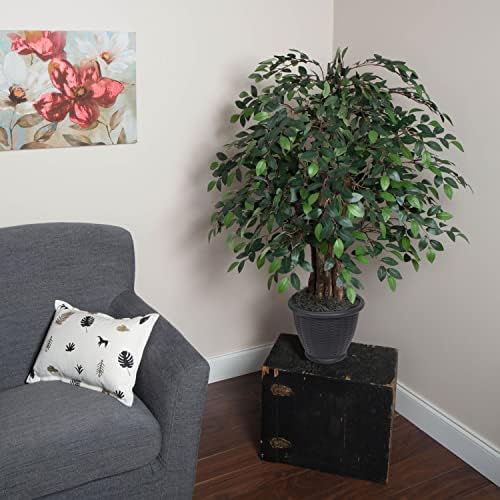 Vickerman 4 Foot Artificial Mini Ficus Bush