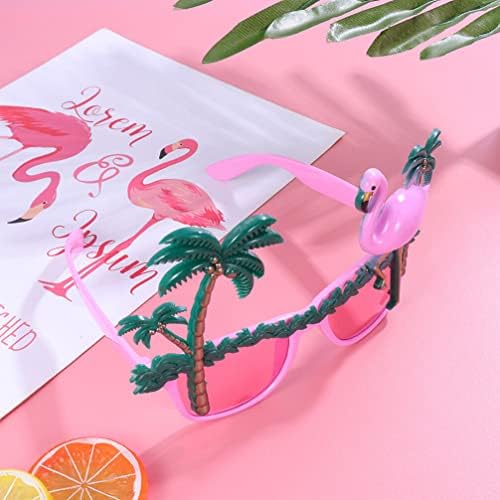 Flamingo Themed Party Sunglasses with Novelty Design