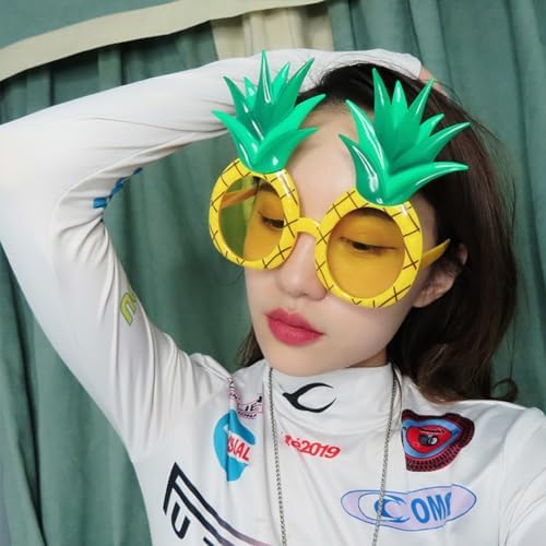 2 Pcs Pineapple Sunglasses for Summer Parties
