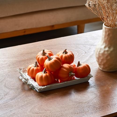 Osfvn Artificial Pumpkin Decor Set of 12