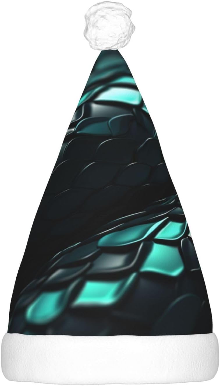 QINZHENG 3D Snake LED Christmas Hat for Adults