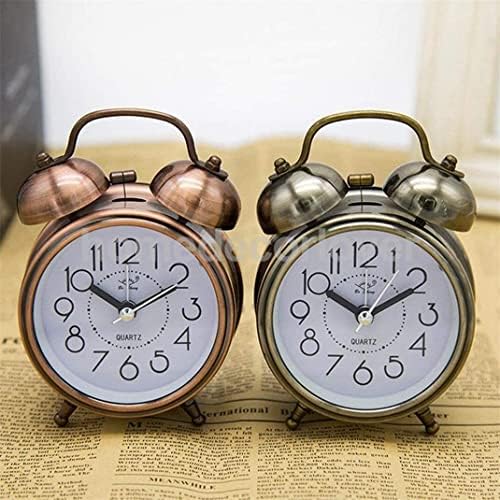 Retro Double Bells Alarm Clock with Nightlight 1