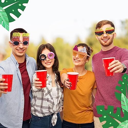 Funny Party Sunglasses 9 Pack for Events and Photo Booth