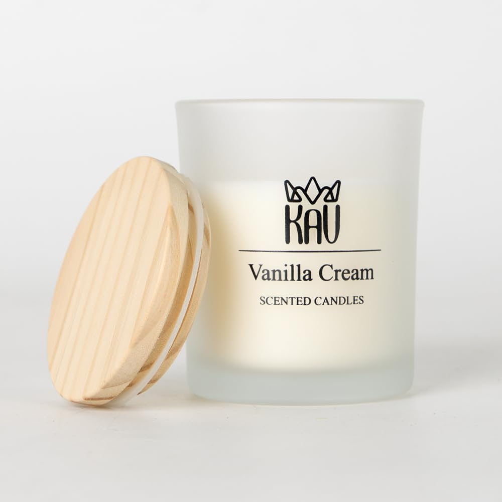 KAV Scented Candle - Vanilla Cream Sweet Vanilla Coffee