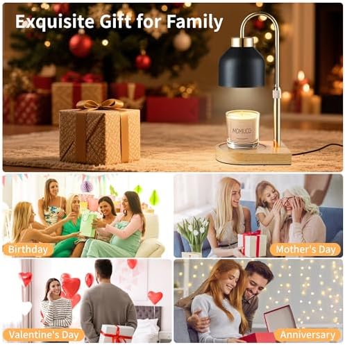 MOMIUCO Candle Warmer Lamp with Timer Dimmer