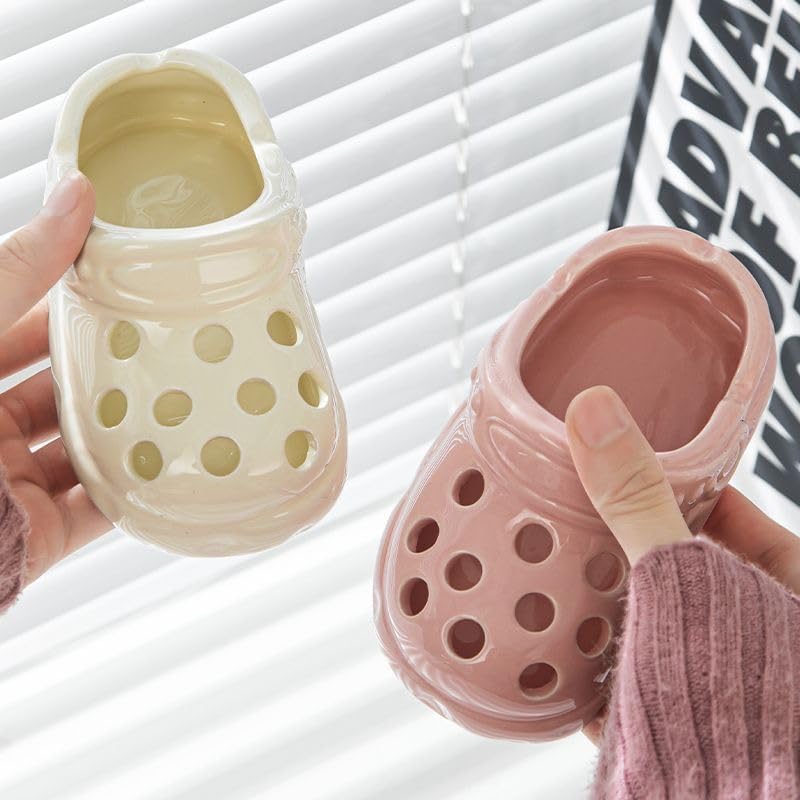 Cute Crocs-Shaped Ceramic Smokeless Ashtray